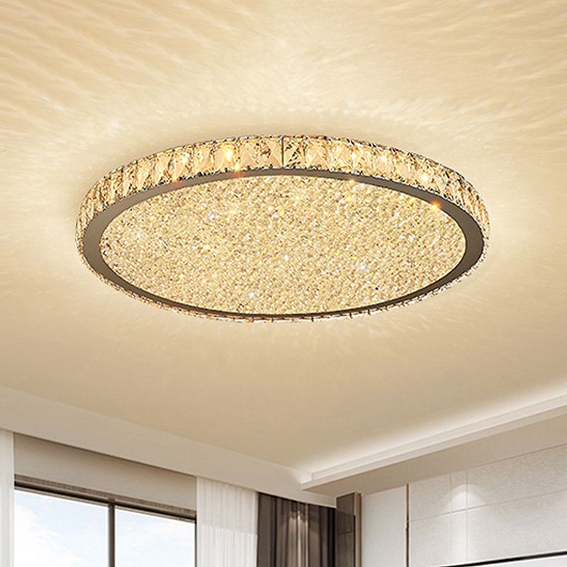 Aurum | Circulaire Kristal Sieraad Flush Mount Plafondlamp