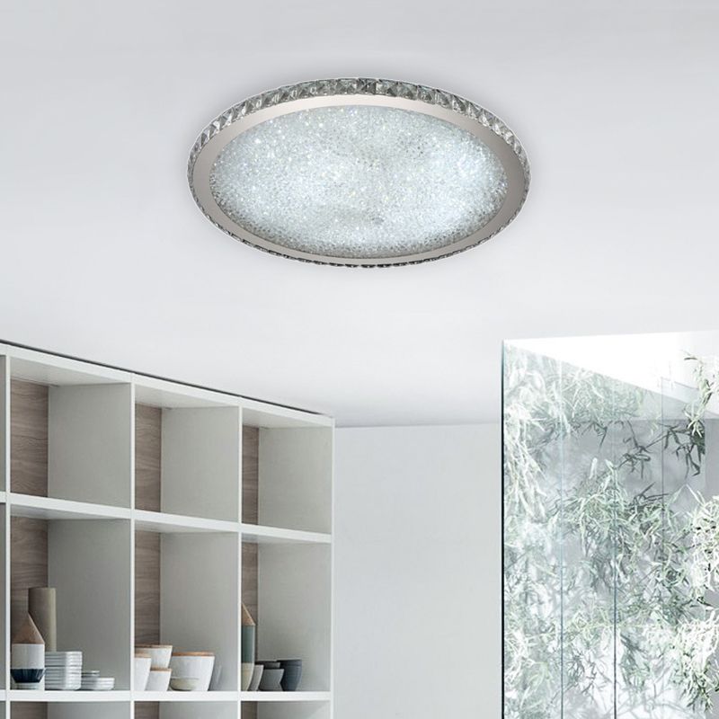 Aurum | Circulaire Kristal Sieraad Flush Mount Plafondlamp