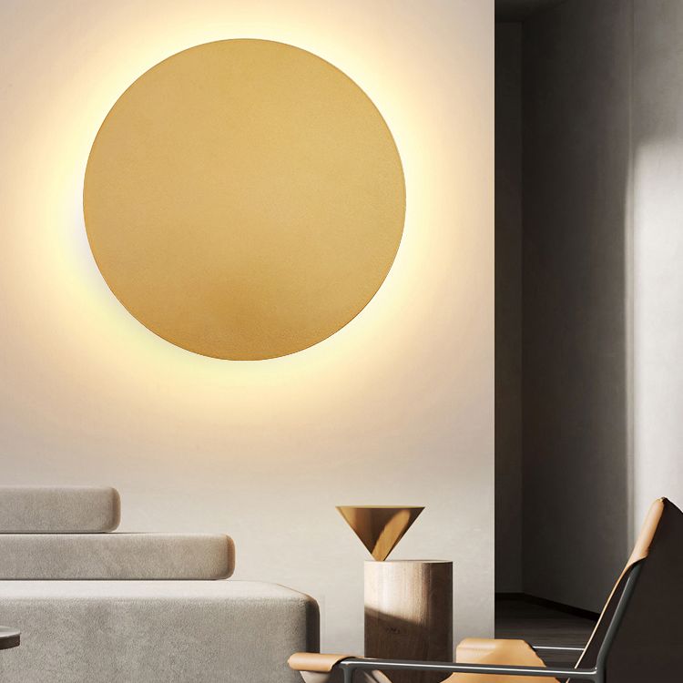 Valnor | Minimalistische Circulaire Silhouet Metalen Halo Wandlamp