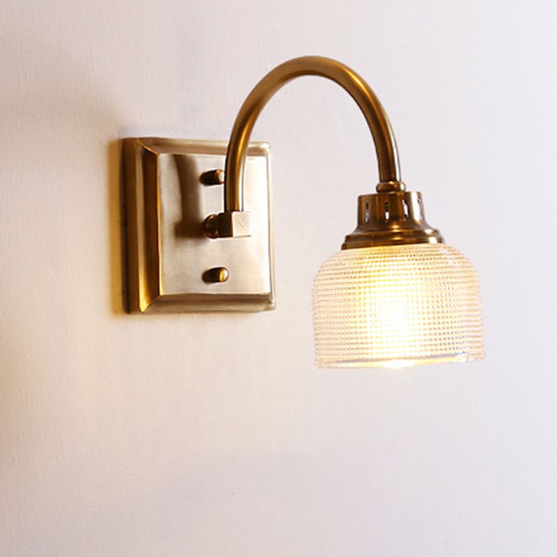 Nivalis | Elegante Prismatic Ribbel Glazen Vanity Wandlamp