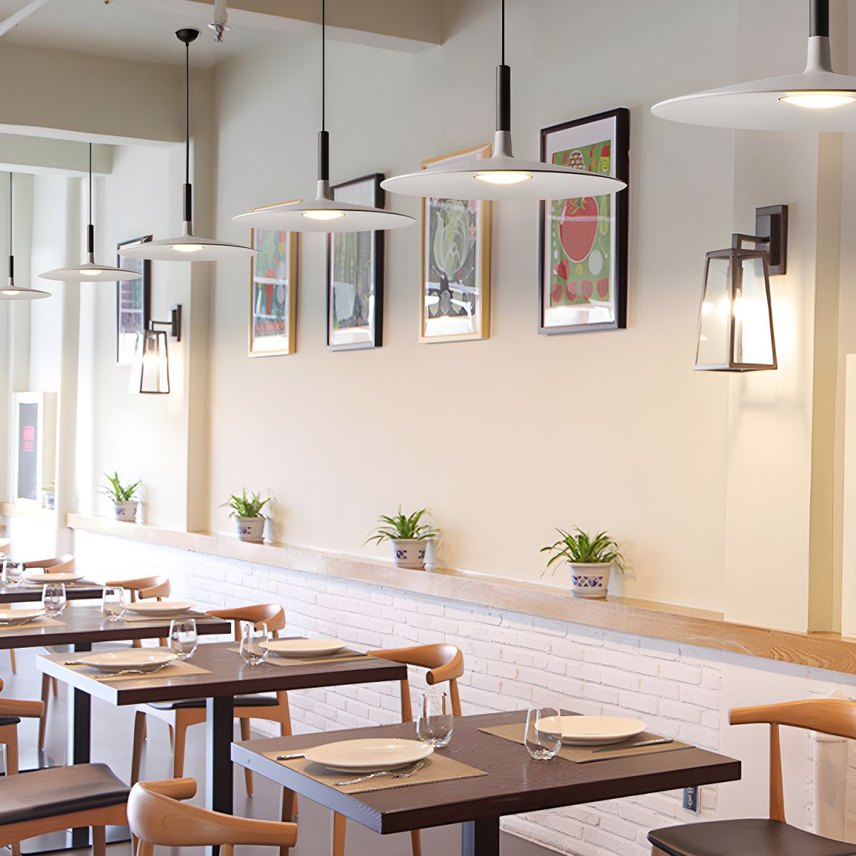 Thaloric | Minimalistische Industriële Aluminium Platte Schijf Hanglamp