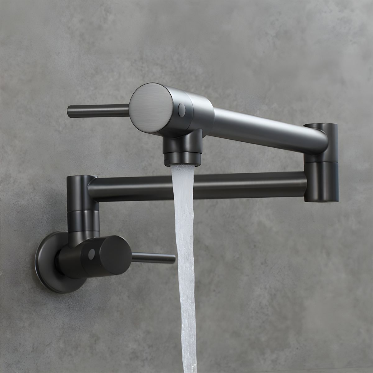 Sylvord | Moderne Wandgemonteerde Vouwbare Articulerende Arm Keukenpotvuller Kraan