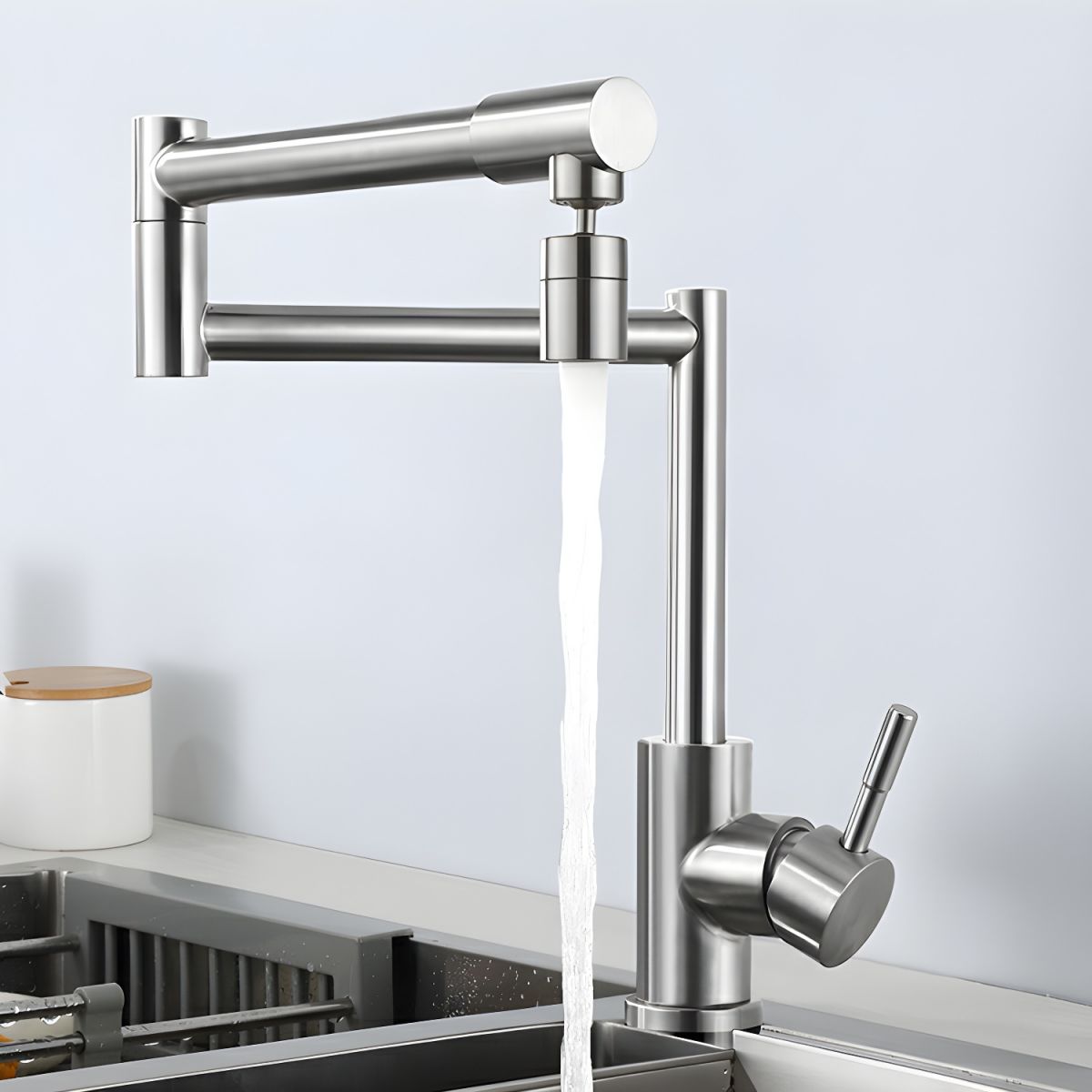 Kalsvie | Strakke Rotatable Arm Draaikraan Keukenkraan