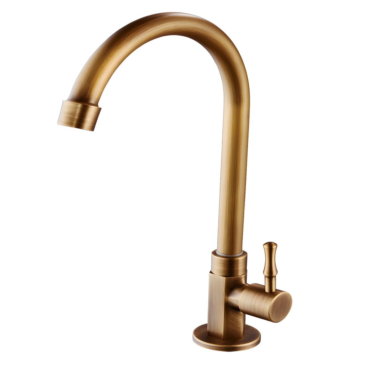 Lythavik | Elegante Gooseneck Hoge Boog Keukenkraan met Hendel