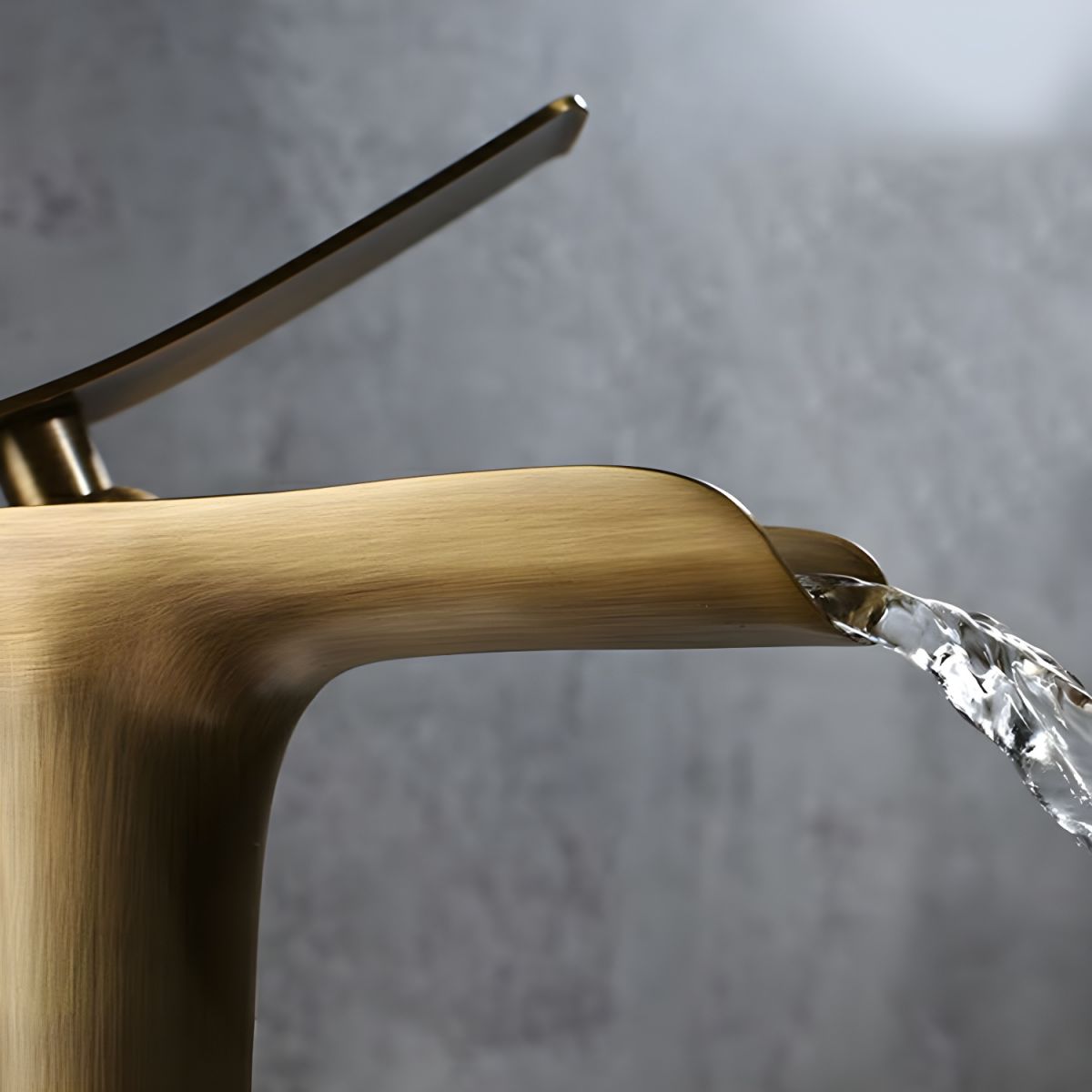 Aerithen | Moderne Lage Boog Vaat Waterval Tuit Badkamer Wastafelkraan
