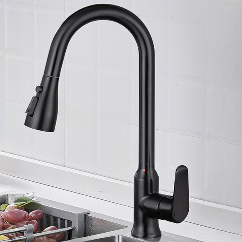 Elthune | Moderne Gooseneck Uittrekbare Draaiuitloop Keukenkraan