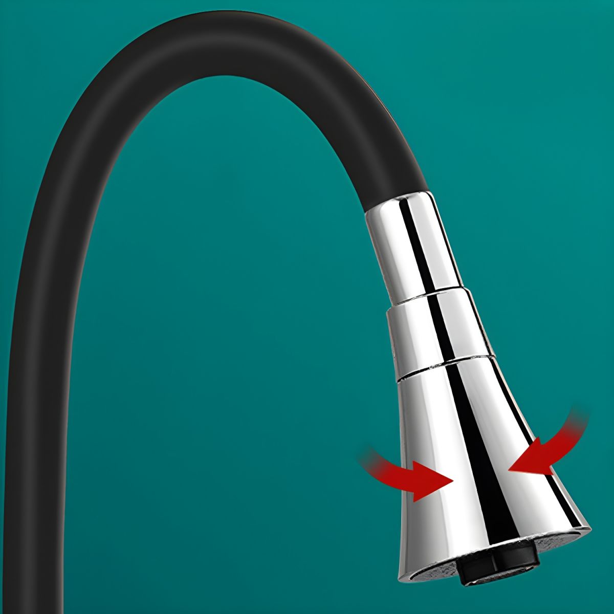 Lythavik | Moderne Gooseneck Draaikraan Wandgemonteerde Keukenkraan