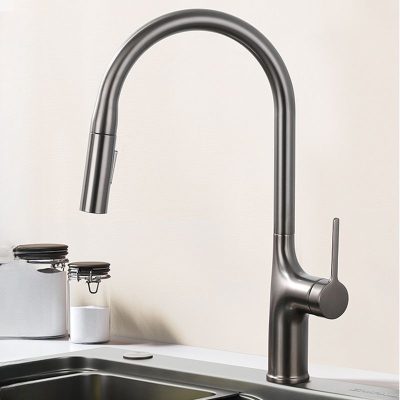 Eldurall | Moderne Gooseneck Silhouet Draaiuitloop Keukenkraan