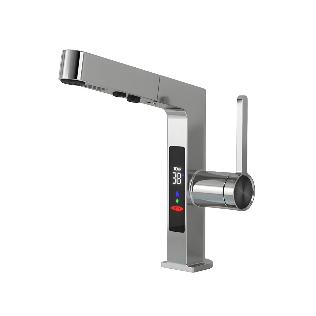 Keldunir | Moderne Touch Geactiveerde Inklapbare Tuit Badkamer Wastafelkraan