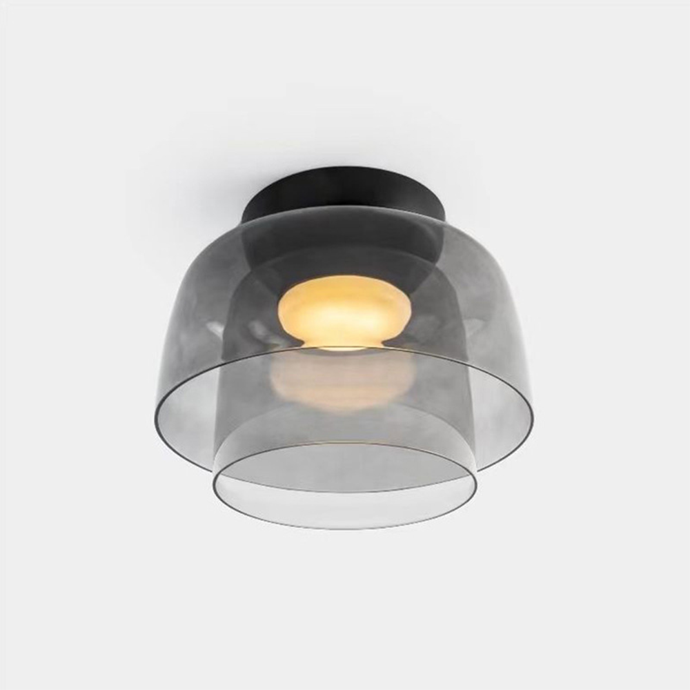 Nebula | Moderne Laagglanzende Glazen Koepel Plafondlamp