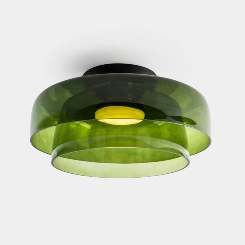 Nebula | Moderne Laagglanzende Glazen Koepel Plafondlamp