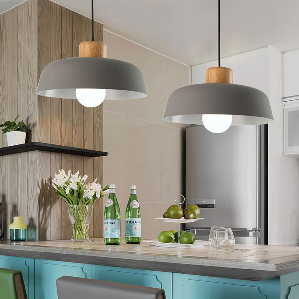Ligna | Minimalistische Scandinavische Matte Koepel Hanglamp