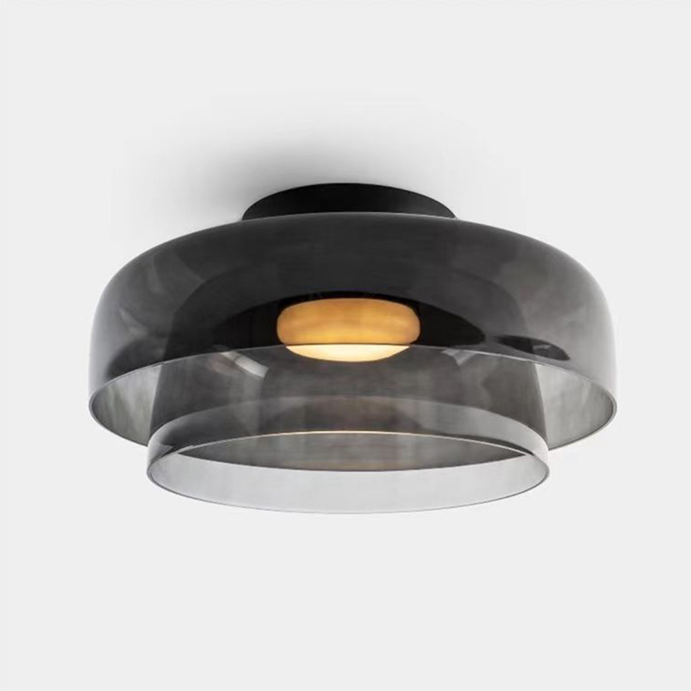 Nebula | Moderne Laagglanzende Glazen Koepel Plafondlamp