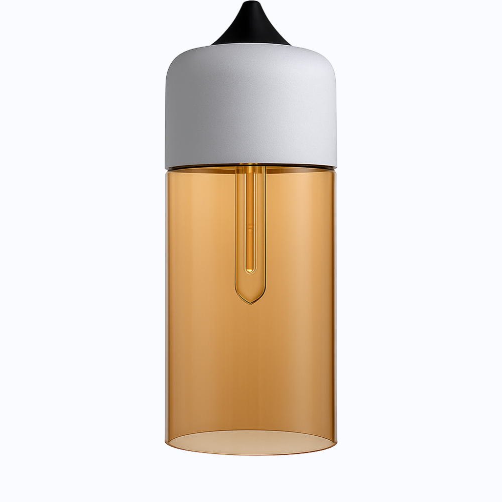 Verphine | Moderne Industriële Glazen Metalen Loft Hanglamp