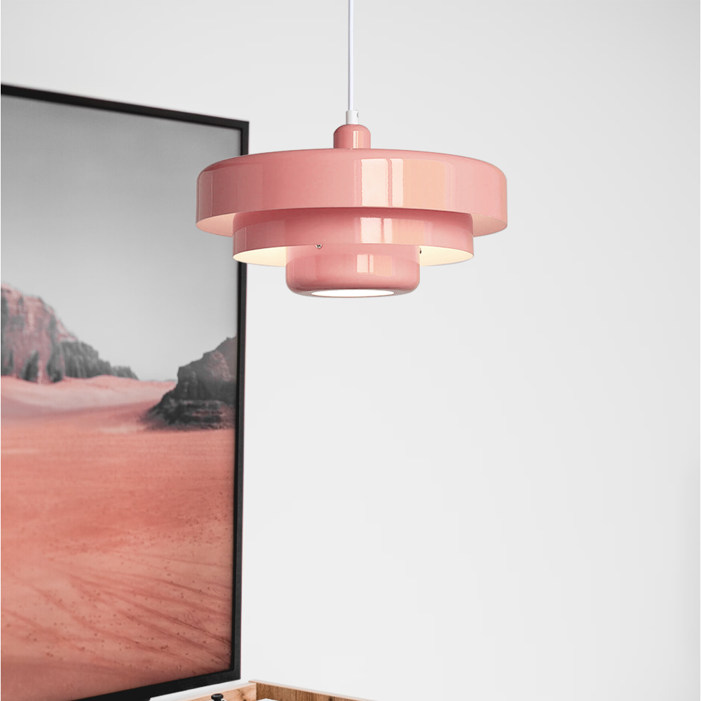 Retrova | Mid-Century Moderne Laaggedraaide IJzeren Hanglamp