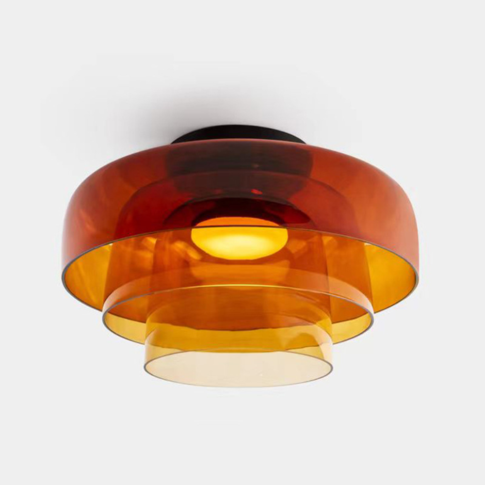 Nebula | Moderne Laagglanzende Glazen Koepel Plafondlamp