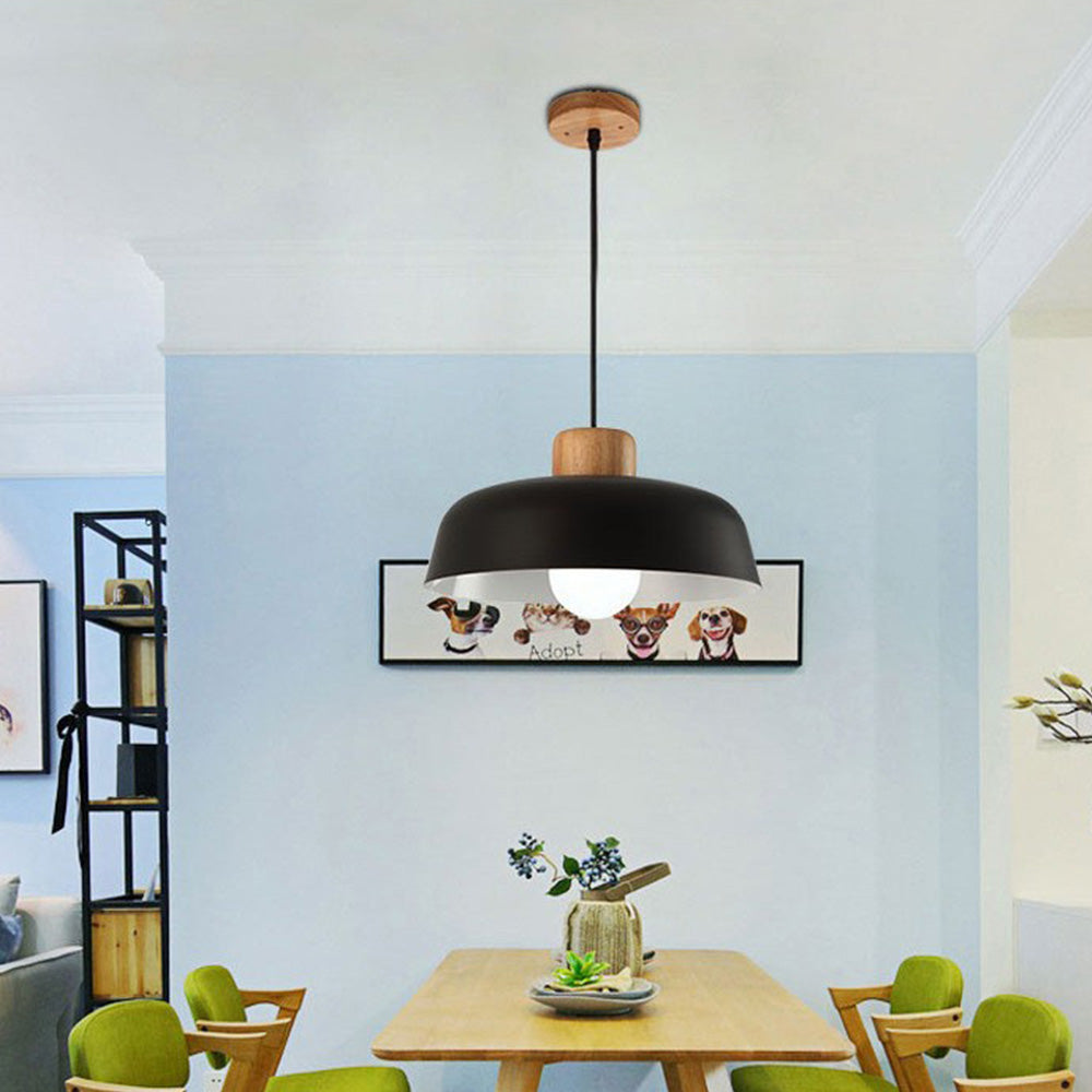 Ligna | Minimalistische Scandinavische Matte Koepel Hanglamp