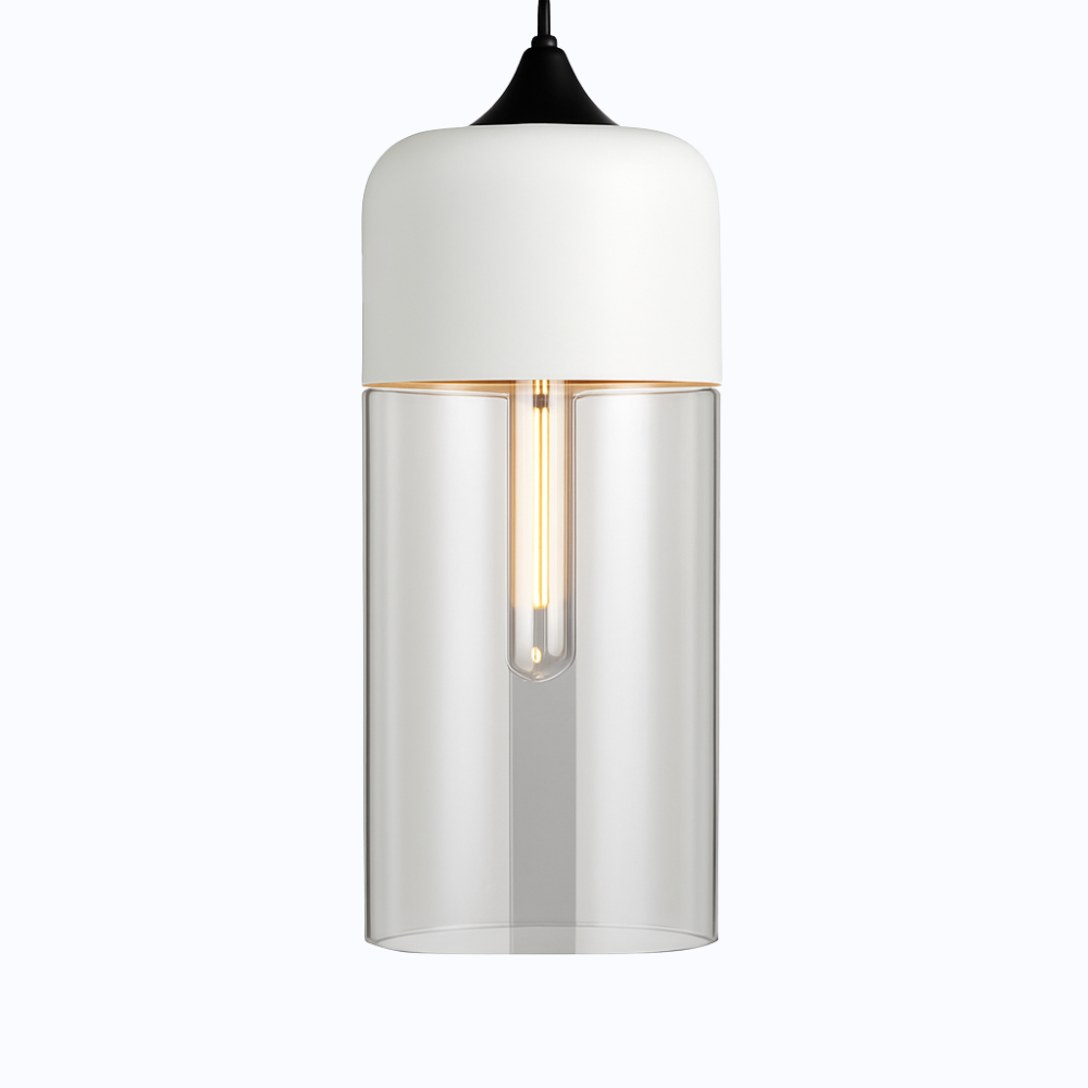 Verphine | Moderne Industriële Glazen Metalen Loft Hanglamp