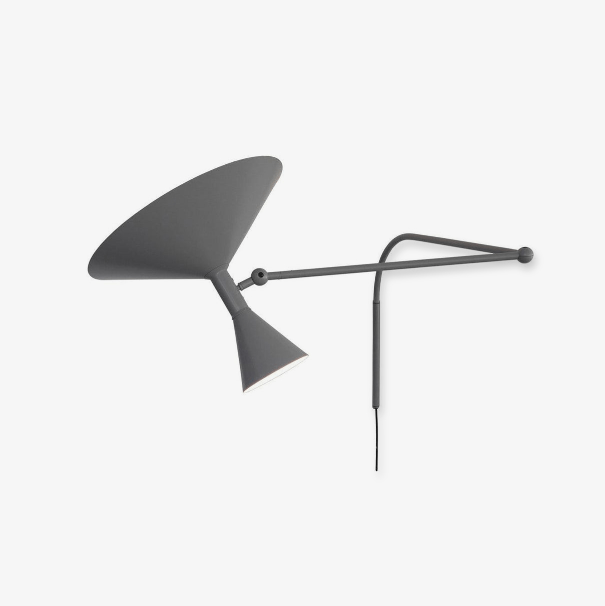 Elvinda | Sculpturale Verstelbare Aluminium Draaibare Wandlamp