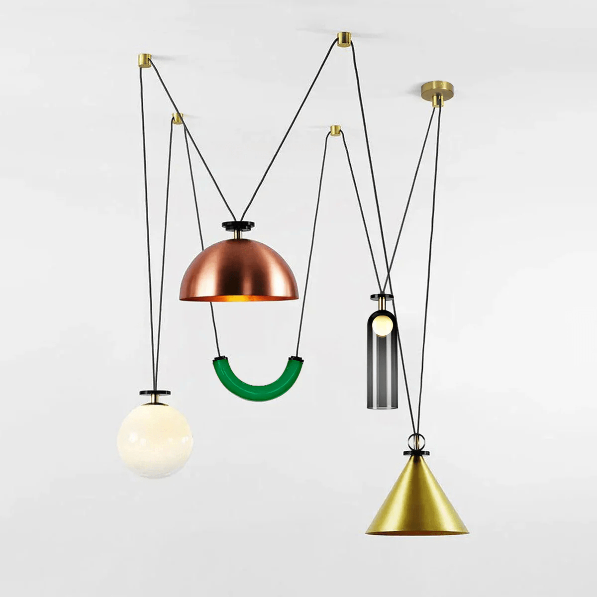 Vondisur | Minimalistische Geometrische Modulaire Hanglamp