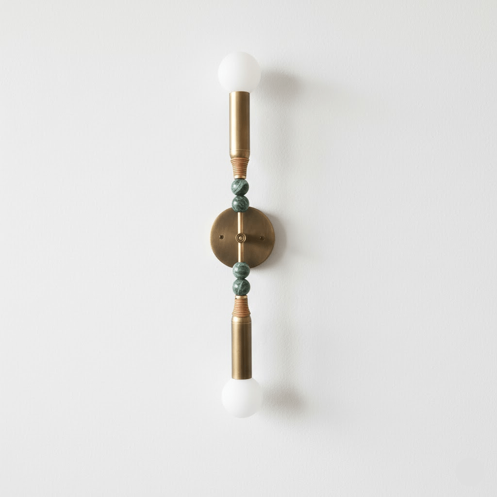 Mirathen | Sculpturale geperforeerde marmeren wandlamp
