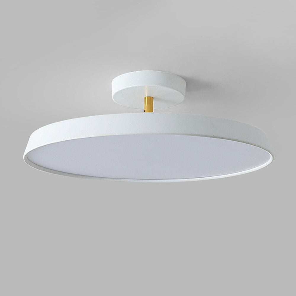 Novus | Hedendaagse Ronde Plafondlamp met Vlak Paneel