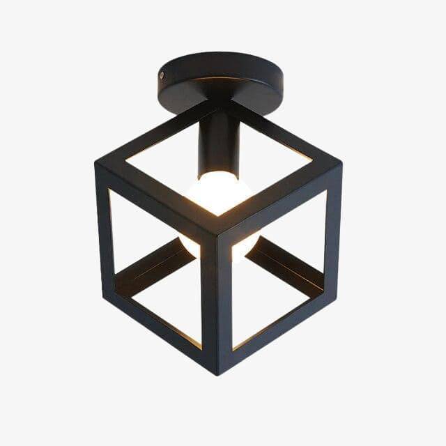 Zorquence | Geometrische Kooi Industriële Opbouw Plafondlamp
