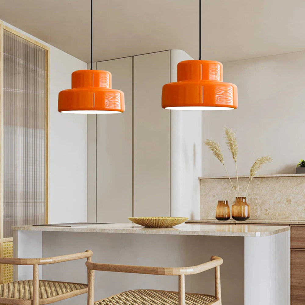 Vivida | Levendige Bauhaus Gelaagde Koepel Hanglamp