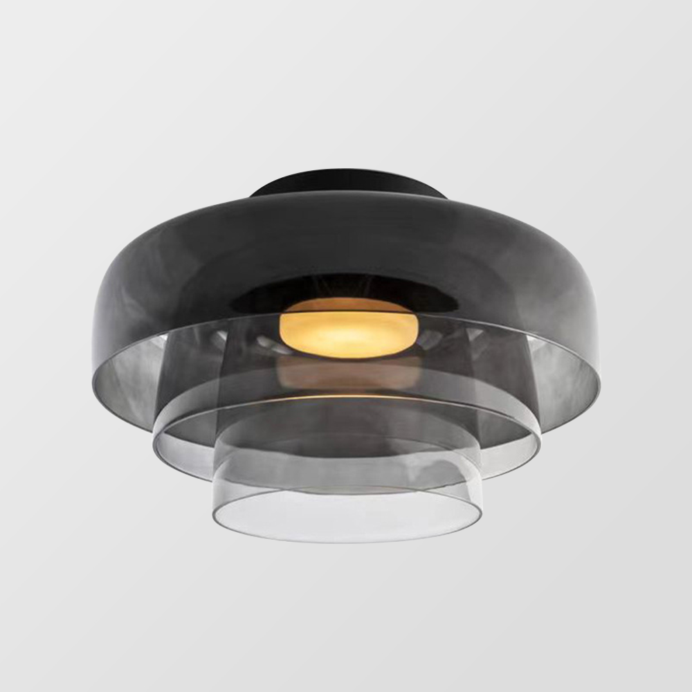 Nebula | Moderne Laagglanzende Glazen Koepel Plafondlamp