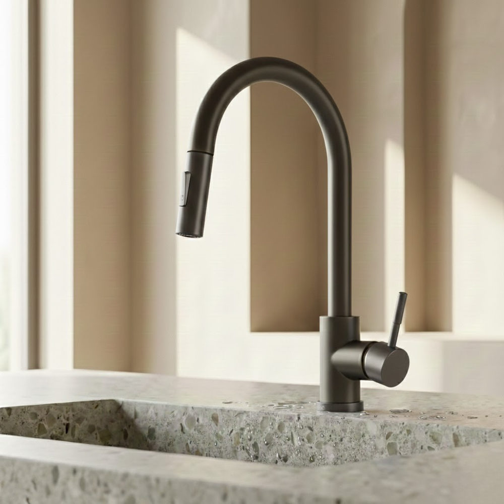 Auralux | Slimme Aanraak Keukenkraan met Uittrekbare Sprayer