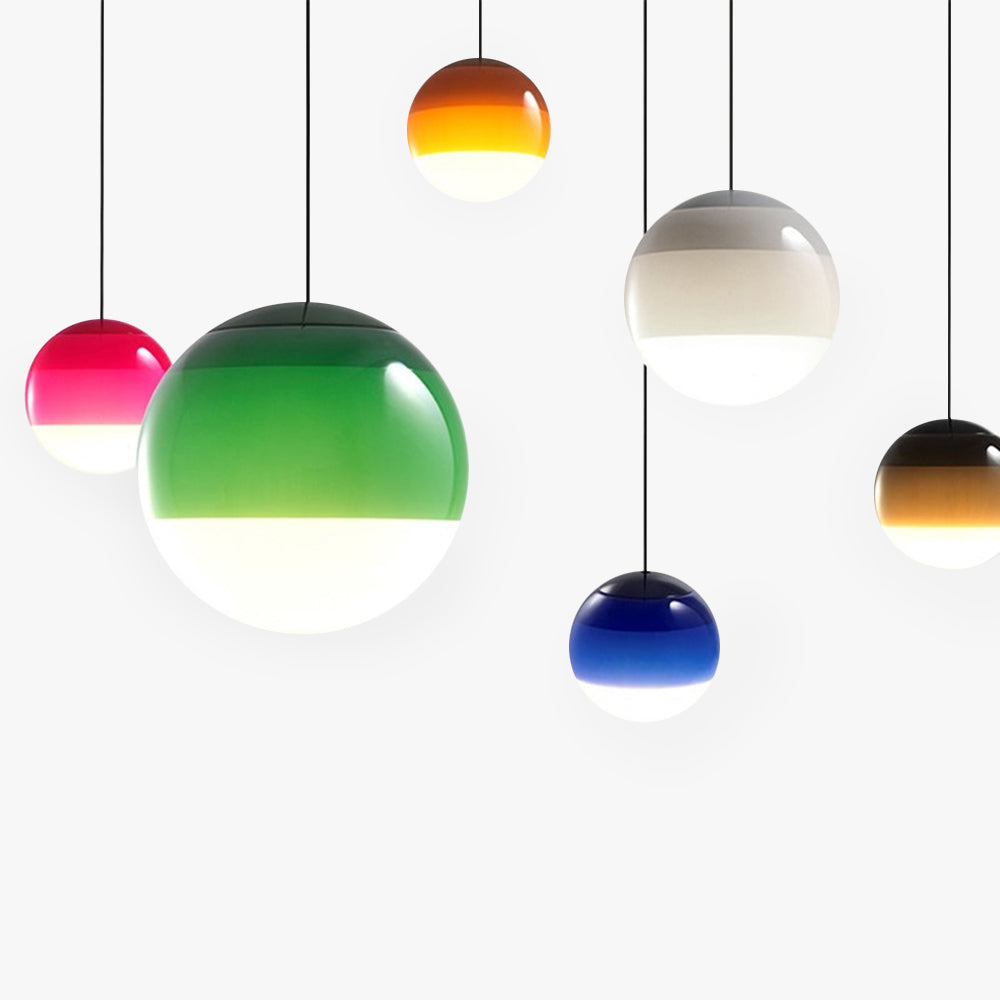 Lithose | Artistieke Sferische Bubbel Glazen Hanglamp