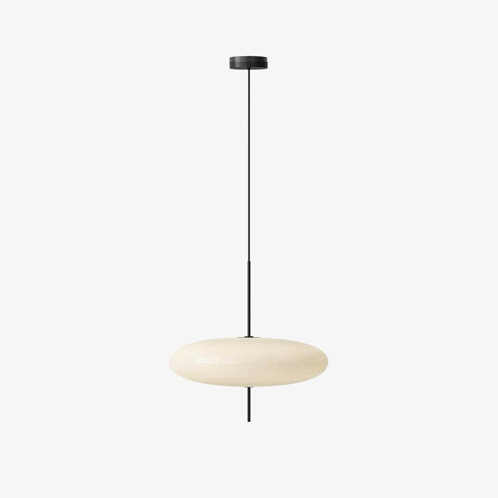 Belthorim | Opalescente Schijf Silhouet Minimalistische Hanglamp