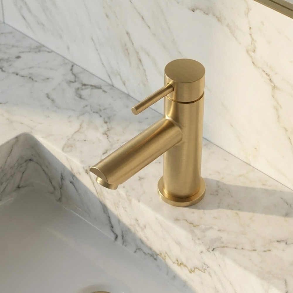 Calia | Moderne Monobloc Badkamer Wastafelmengkraan met Luchtinlaat