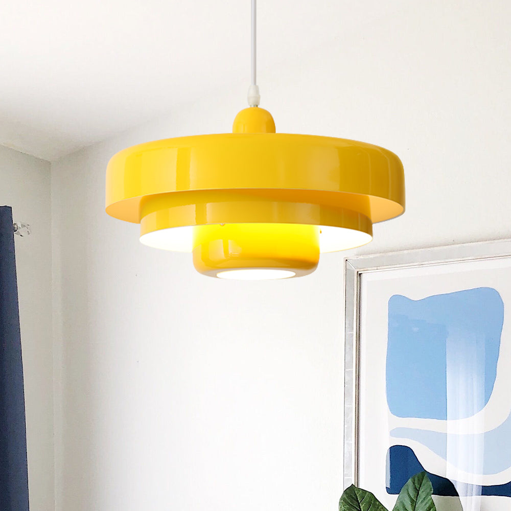 Retrova | Mid-Century Moderne Laaggedraaide IJzeren Hanglamp
