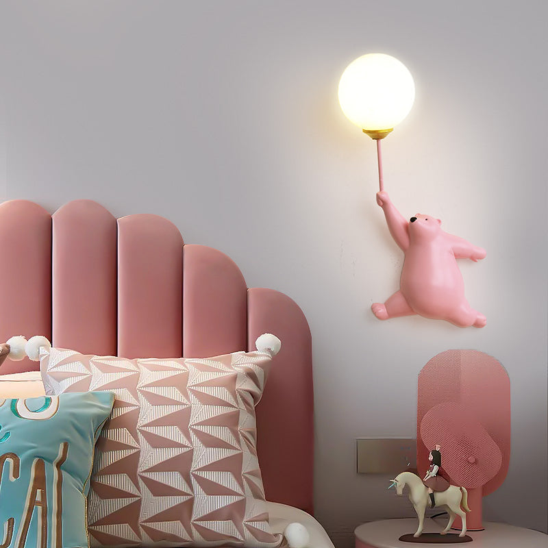 Bublo | Speelse Beer Ballon Wandlamp