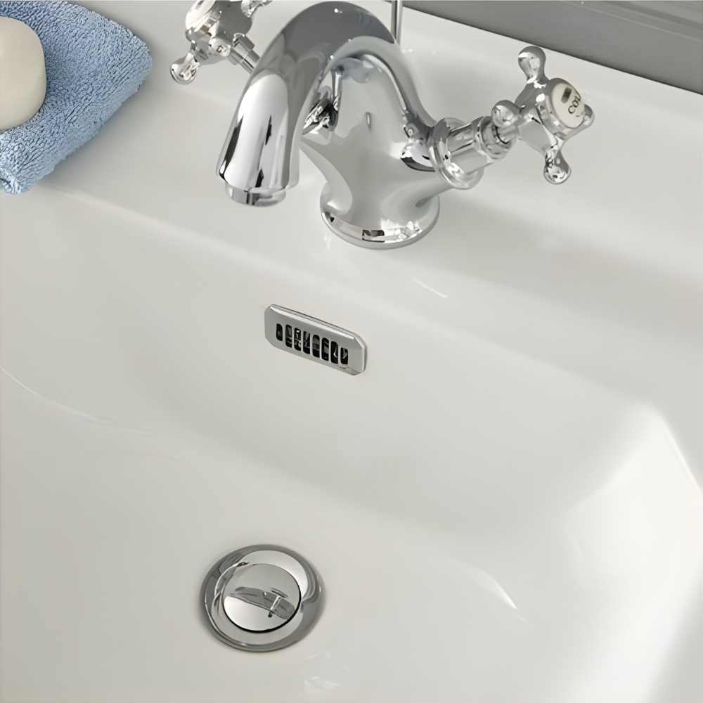 Noble | Traditionele Badkamerkraan Met Kruisgrepen