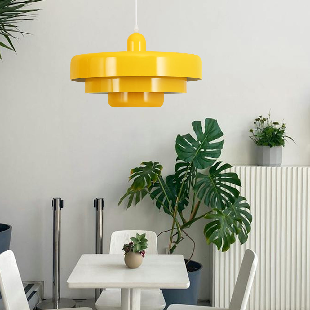 Retrova | Mid-Century Moderne Laaggedraaide IJzeren Hanglamp