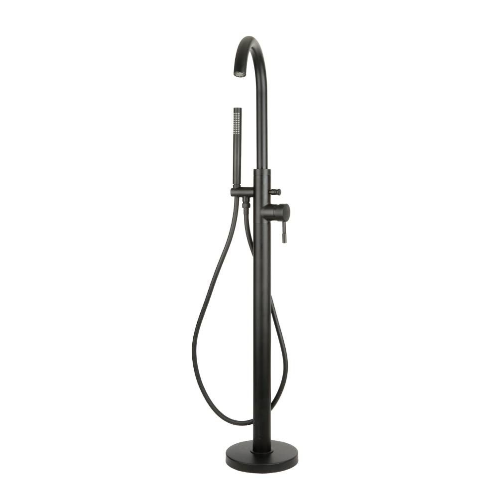 Aquila | Moderne Vrijstaande Douchemengkraan met Gebogen Tuit