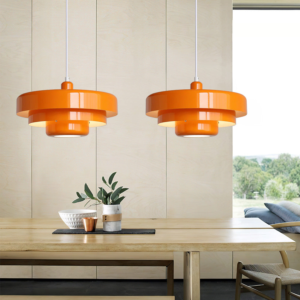 Retrova | Mid-Century Moderne Laaggedraaide IJzeren Hanglamp