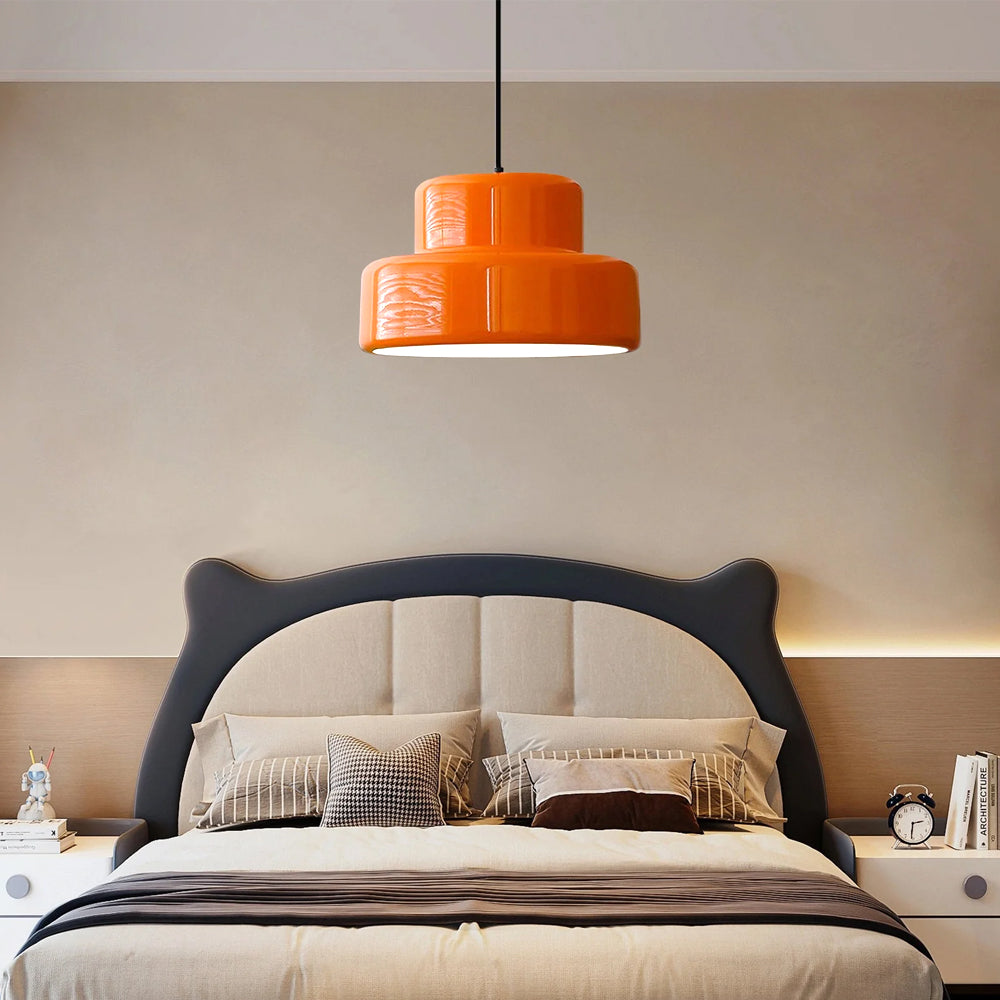 Vivida | Levendige Bauhaus Gelaagde Koepel Hanglamp