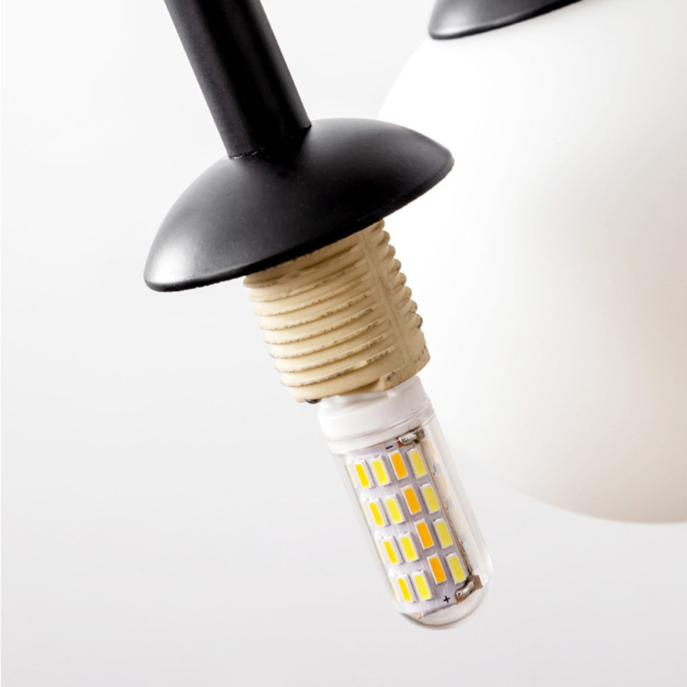 Elvandar | Minimalistische Multi Bol Globe Cluster Hanglamp