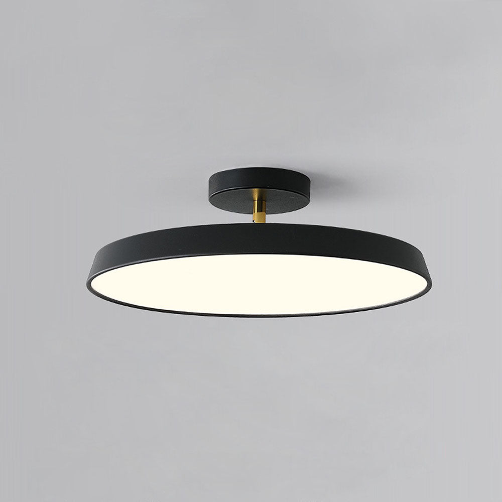 Novus | Hedendaagse Ronde Plafondlamp met Vlak Paneel