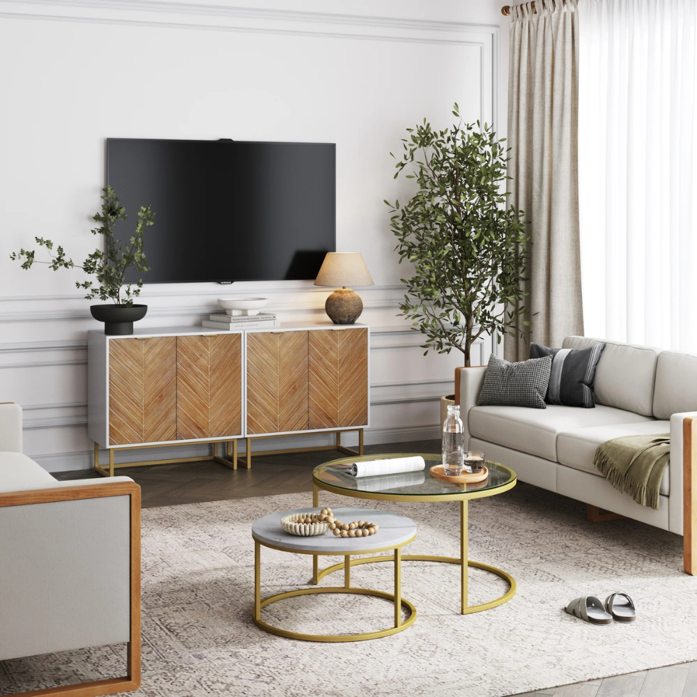 Sylvan | Moderne Houten Opbergkast met Verstelbare Plank