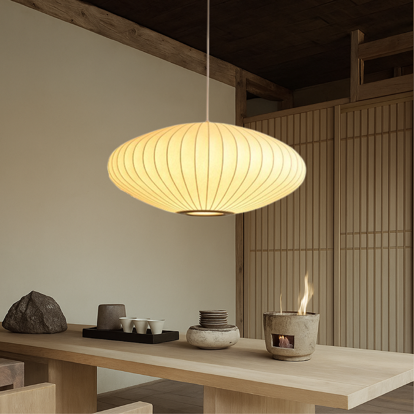 Seta | Moderne Italiaanse Geribbelde Hanglamp