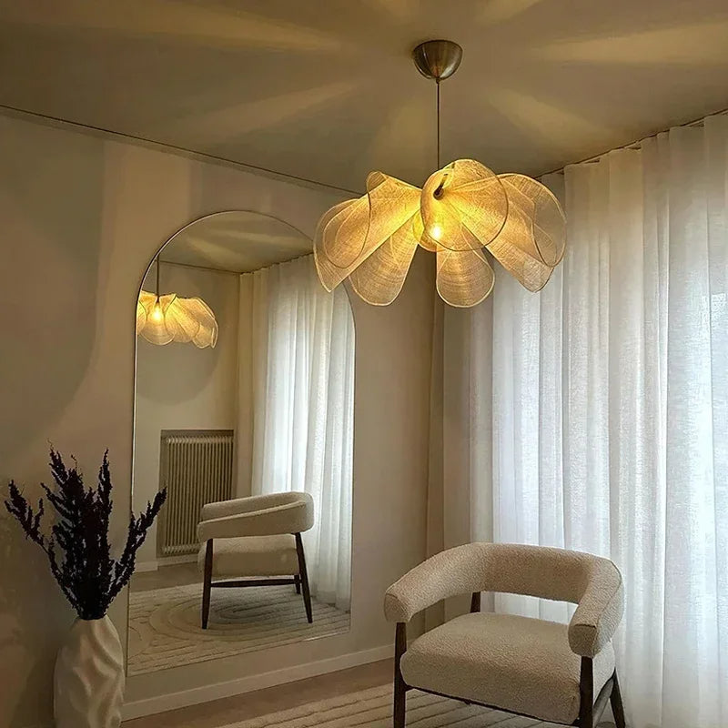 Petalia | Wabi Sabi Bloemenstof Hanglamp