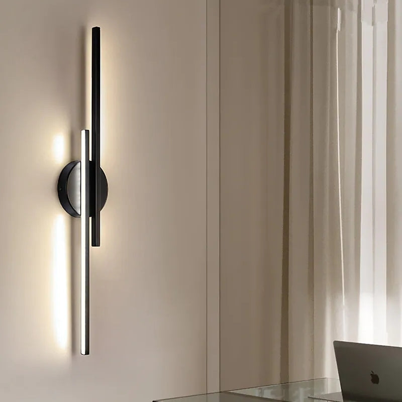 Niris | Moderne Nordic Dubbele Lijn Schijf Wandlamp