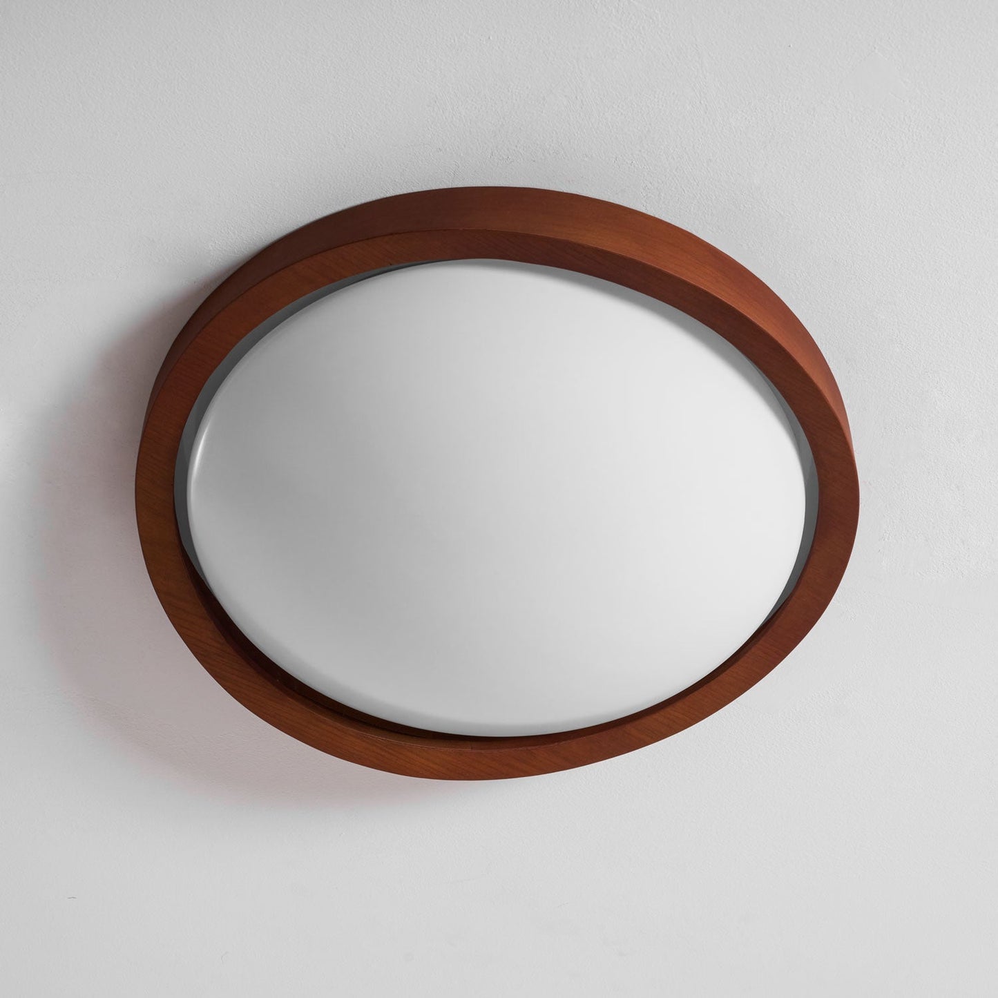 Kaelisyn | Organische Gebogen Houten Geometrische Silhouet Opbouw Plafondlamp