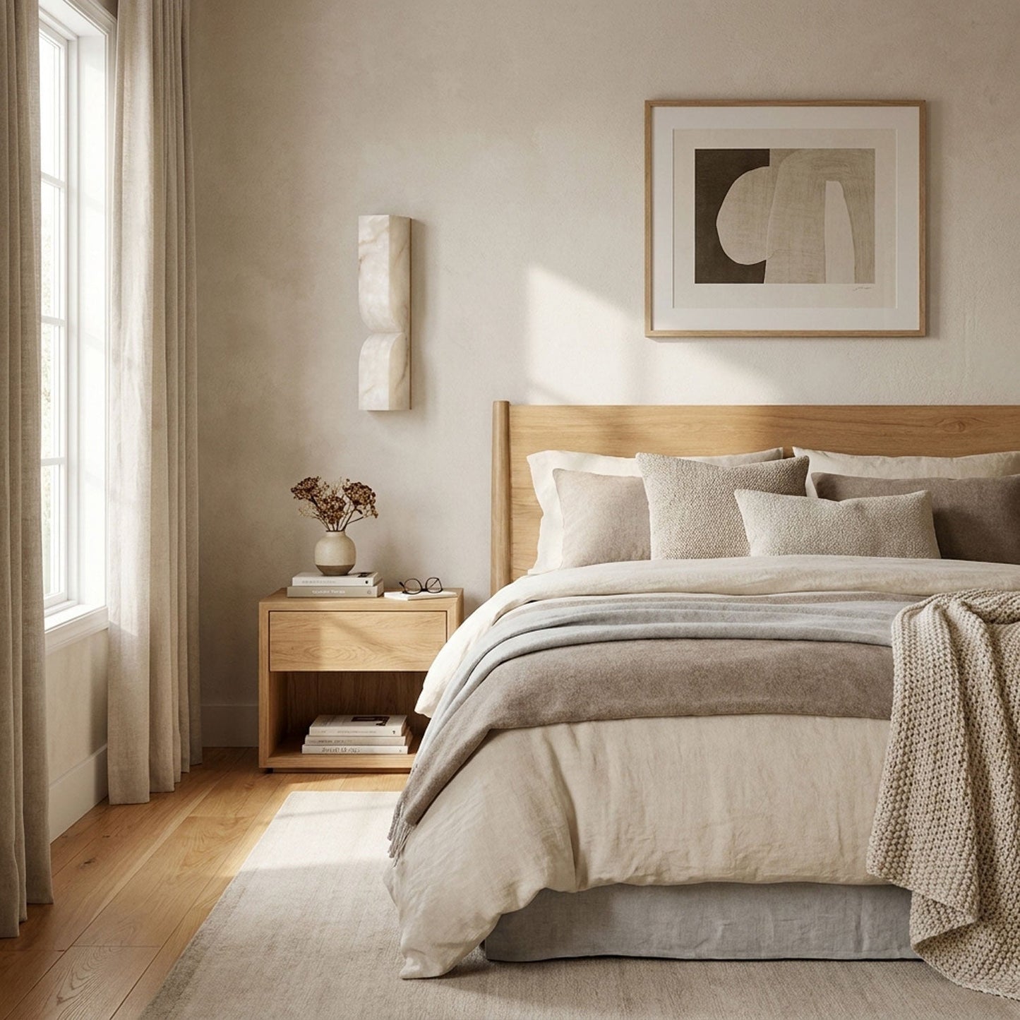 Marbrisso | Minimalistische Gesneden Albast Steen Wandlamp