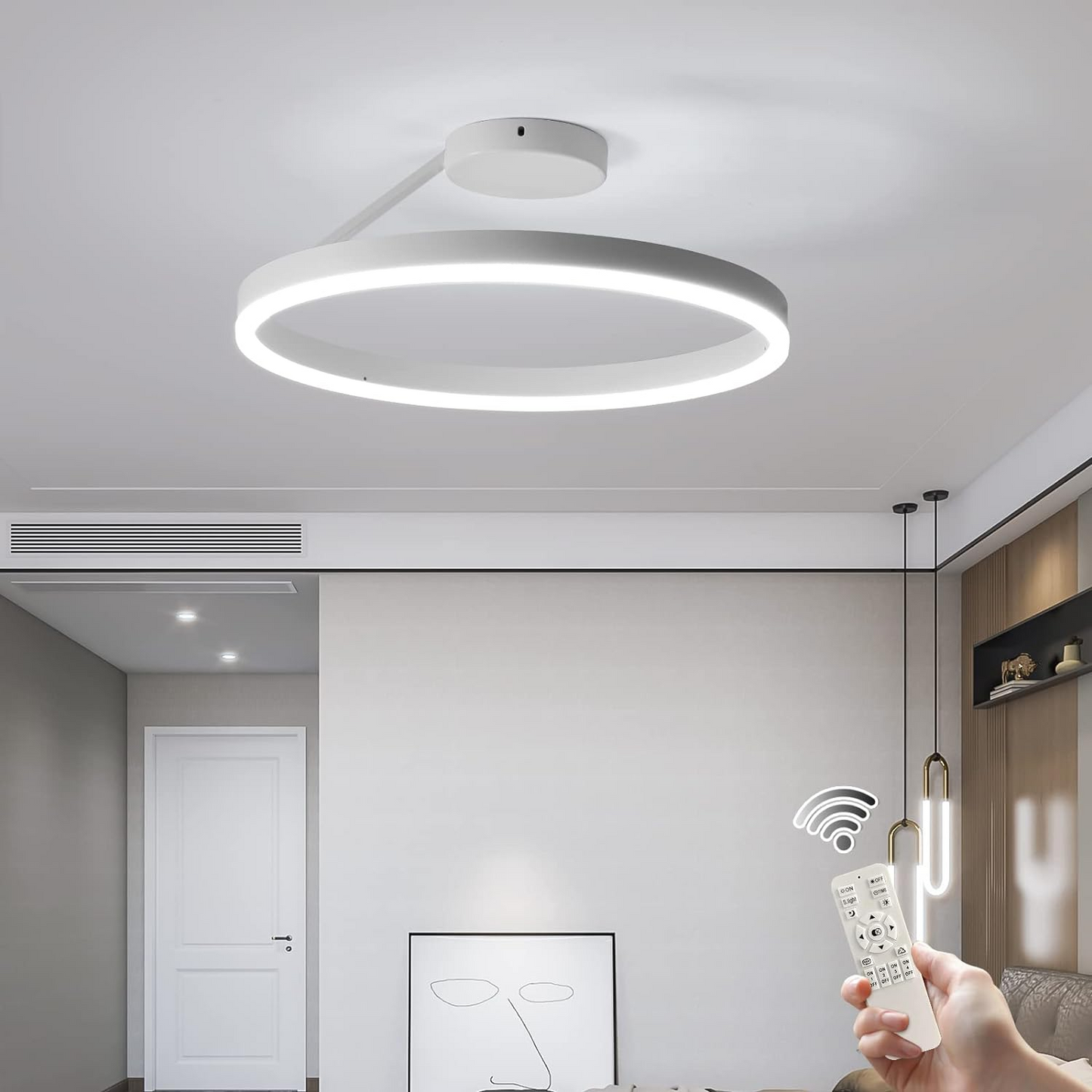 Aeris | Nordic Circulaire Metalen Plafondlamp