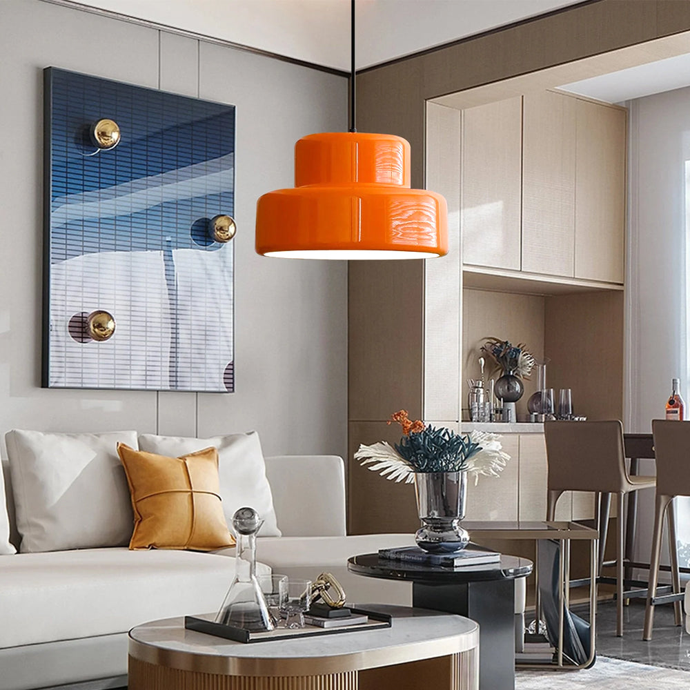 Vivida | Levendige Bauhaus Gelaagde Koepel Hanglamp